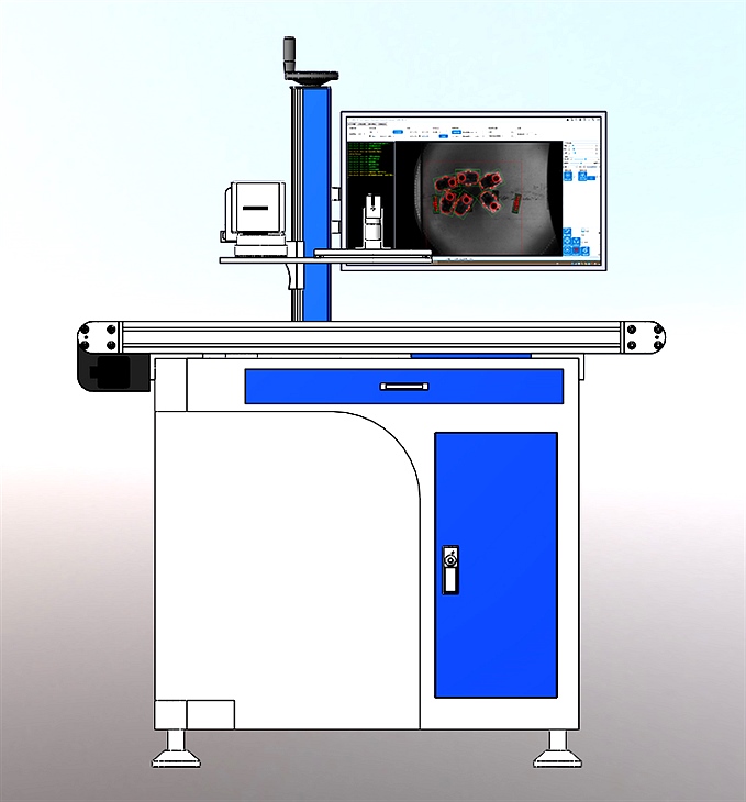 光纖流水線(xiàn)旁軸視覺(jué)打標