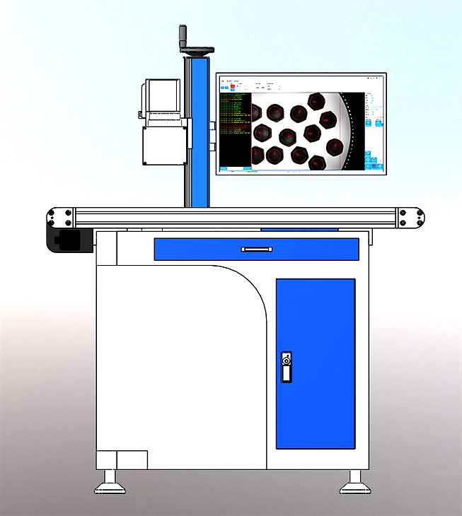 光纖流水線(xiàn)正裝偽同軸視覺(jué)打標軟件