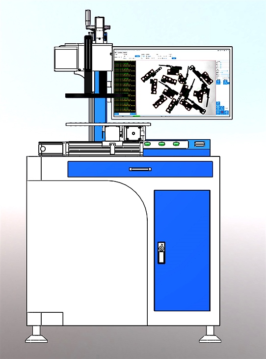 XY雙軸（單）平臺側裝偽同軸視覺(jué)激光打標