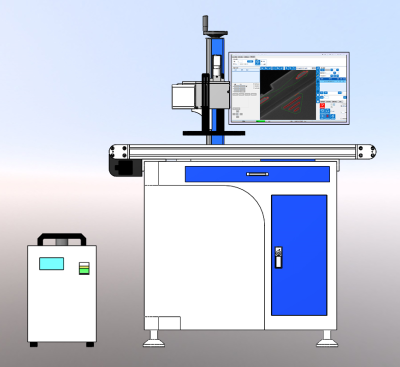 紫外流水線(xiàn)視覺(jué)激光打標定位系統