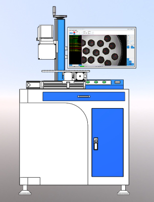 XY雙軸（單）平臺正裝偽同軸視覺(jué)激光打標